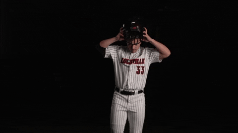 University Of Louisville Baseball GIF by Louisville Cardinals