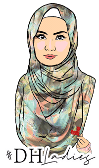 Diyanahalik Diyanahaliktudung Sticker by Tartella