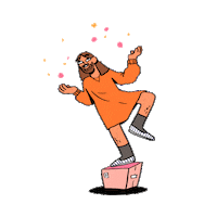 anarochart happy netflix sticker sparkle Sticker