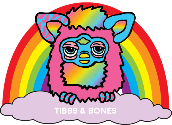 Rainbow 90S Sticker by TIBBS & BONES