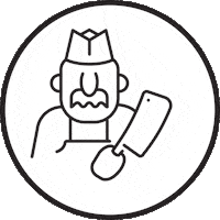 Chef Cook Sticker by Omaha Steaks