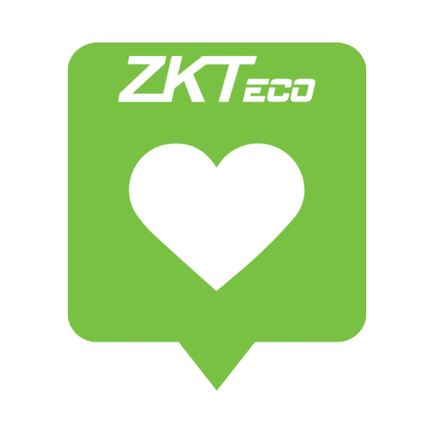 Heart Love Sticker by ZKTeco Colombia