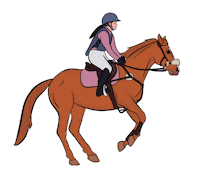 Eventing Sticker by Marina Layton