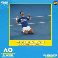 Tennis Djokovic GIF by SonyLIV