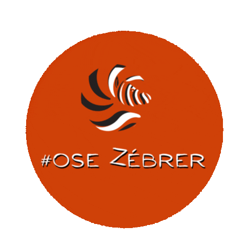 moietheureuse joy zebra impatient joie Sticker