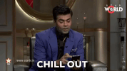chill out bollywood GIF