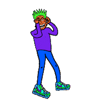 Wake Up Fight Sticker by Nuttz