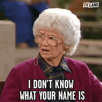 Dont Know You Golden Girls GIF by TV Land