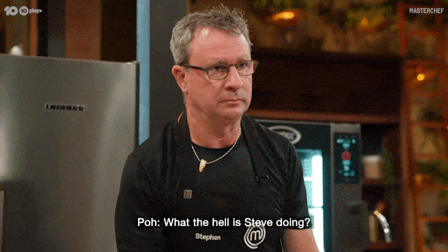 Confused Australia GIF by MasterChefAU