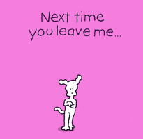 i love you don&#39;t leave me GIF by Chippy the Dog