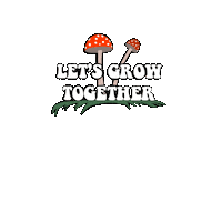 Plants Grow Sticker by Oklahoma Fungi