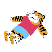 Illustration Cats Sticker