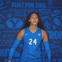 Ncaa Volleyball Go Cougs GIF by BYU Cougars