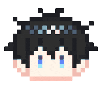 ase_0206 pixel art oc asedd 餘暉城市 Sticker