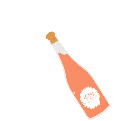 Rose Champagne Sticker by Francis Ford Coppola Winery