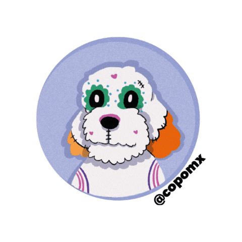 Perro Sticker by copomx