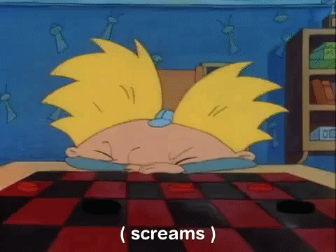 hey arnold nick splat GIF