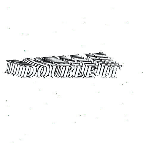 basgaru it double double it basgaru Sticker