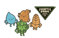 NorthParkBeerCo beer cheers craftbeer beers Sticker