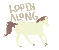 Quarter Horse Lope Sticker by Molly Virginia Morris Photography