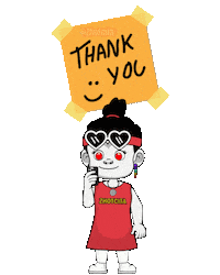 Thank You So Much Thanks Sticker by Zhotcita