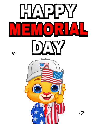 United States Usa Sticker by Lucas and Friends by RV AppStudios