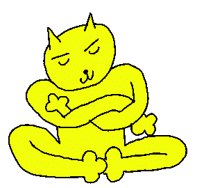 Happy Cat Sticker by Mekamee