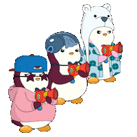 Best Friends Hearts Sticker by Pudgy Penguins