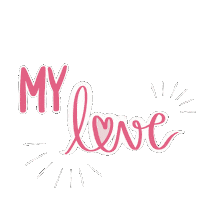 My Love Valentine Sticker