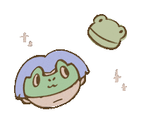 mangobunart frog the8 minghao xu minghao Sticker