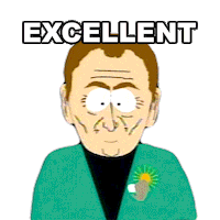 Excellent Sticker by South Park