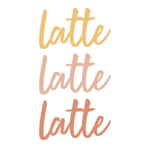 Coffee Calligraphy Sticker
