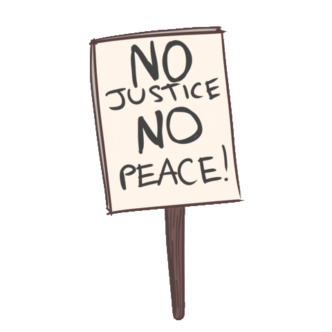 bamberino peace 2020 police sign Sticker