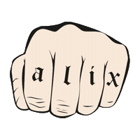Fistbump Sticker by ALIX the label
