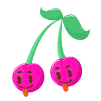 zinkin cherry naughty cereza blinblin Sticker