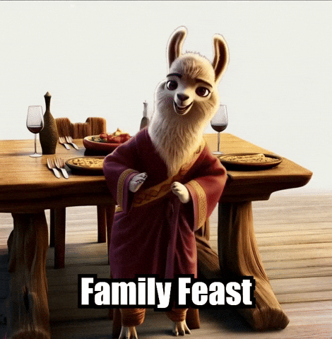Family Dinner GIF by dalaillamazen