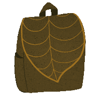 leaflingbags leaf bags collar leafling Sticker