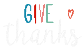Give Thanks Fall Sticker