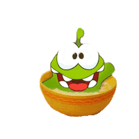 Happy Fun Sticker by Om Nom