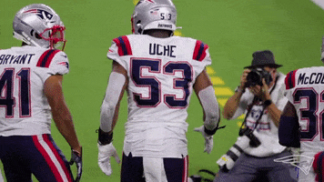 High Five Football GIF by New England Patriots