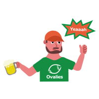 ovaliesunilasalle supporter apero ovalies ovaliesunilasalle Sticker