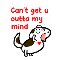 Cant Get You Out Of My Head Crush Sticker by Poku Meow