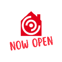 Now Open Sticker by Homefocuspimpama