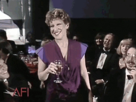 Bette Midler Thank You GIF by American Film Institute