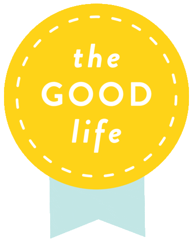 Happy The Good Life Sticker by Simplified