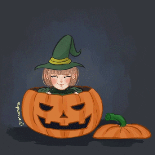imsandrai giphyupload halloween light witch GIF