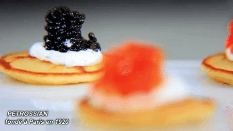 petrossian giphygifmaker food hungry snack GIF