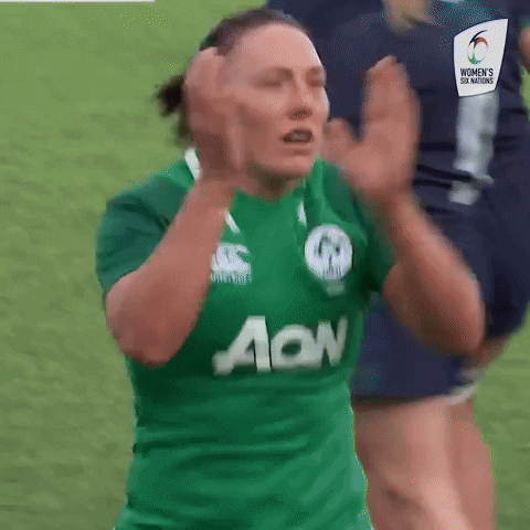 Womens6Nations giphyupload rugby ireland irish GIF
