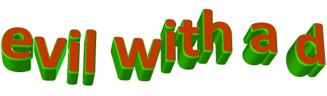 d devil Sticker by AnimatedText