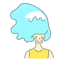 Happy Tears No Sticker by KAKIYUKI
